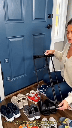 ๐ Foldable Wall Shoe Rack โ Save Space & Stay Organized | 50% OFF ๐ฅ